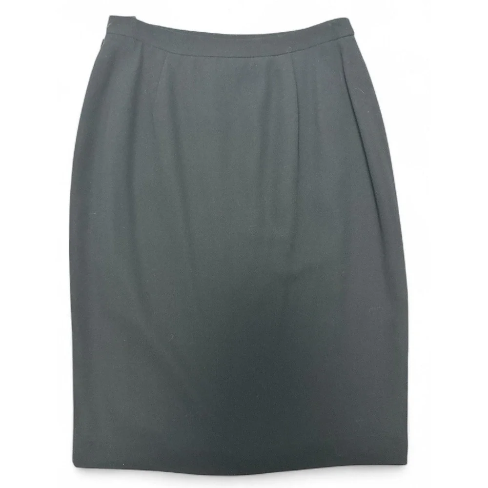 Giorgio‎ Armani Black Straight Skirt IT 42 / US 4 – Below Knee Length